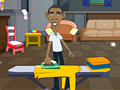 Obama a la llar per jugar en línia