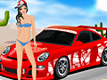 Noia Racer Dress Up per jugar en línia