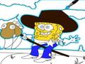 Cowboy Bob Esponja per pintar per jugar en línia